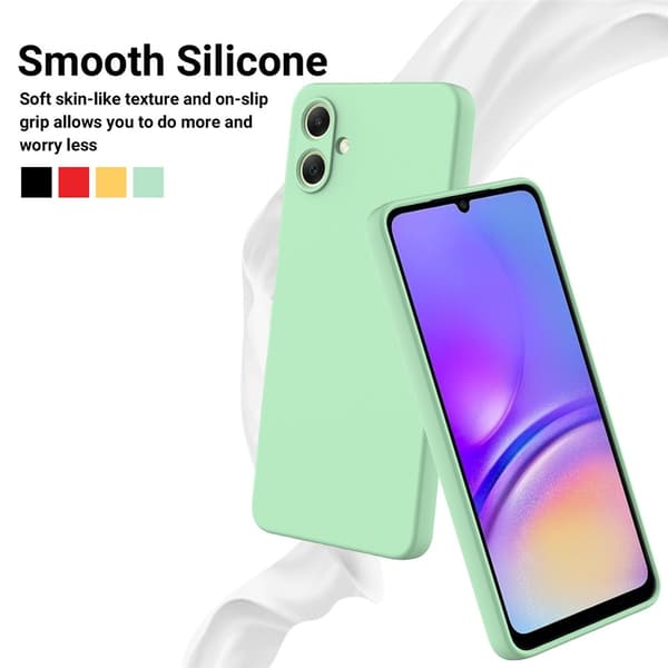Samsung Galaxy A07 Skal Liquid Silikon Grön