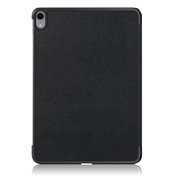 iPad Air 2020/2022 Fodral Tri-Fold Litchi Svart Black Svart