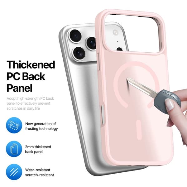 DUX DUCIS iPhone 17 Pro Skal MagSafe Yind Series Rosa