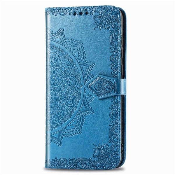 Samsung Galaxy A41 - Mandala Plånboksfodral - Blå Blue Blå