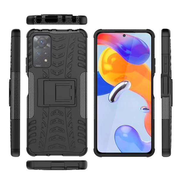 Xiaomi Redmi Note 11 Pro 5G Skal Stöttåligt med Stöd Svart