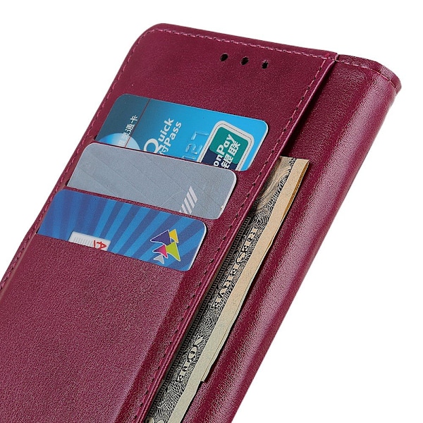 Xiaomi Redmi 10 5G Fodral Läder Röd