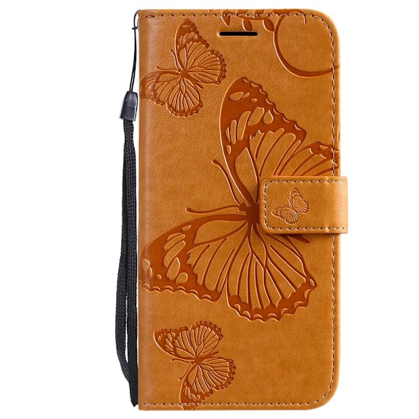 Sony Xperia 1 III - Butterfly Läder Fodral - Gul