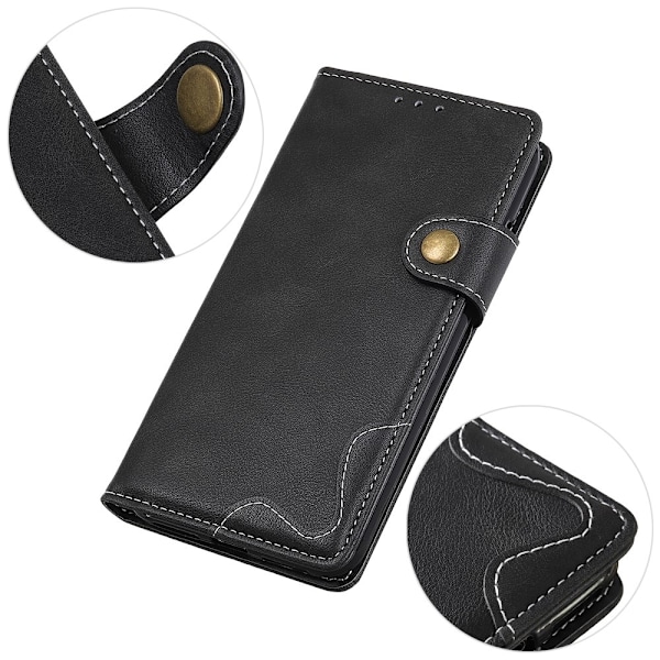 Motorola Moto G9 Play / E7 Plus - Plånboksfodral - Svart Black Svart