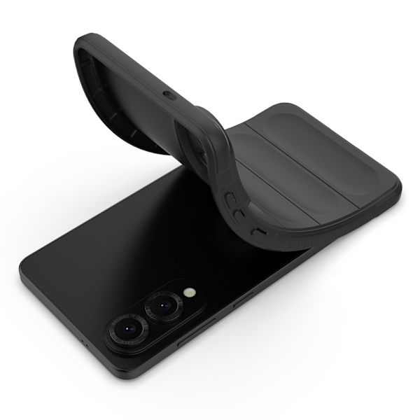 Samsung Galaxy S25 Edge Skal Magic Shield Ljus Grå