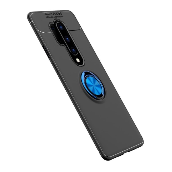 OnePlus 8 Pro - Ring Skal - Svart/Blå Svart/Blå