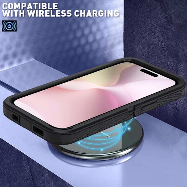 iPhone 16e Skal Extreme Shockproof Hybrid Svart