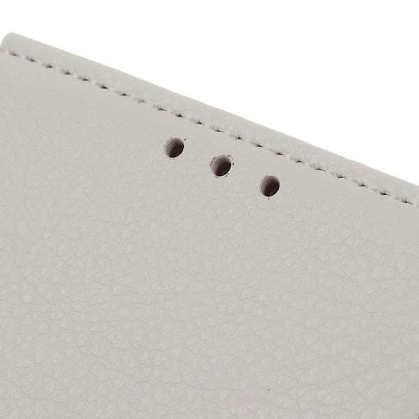 Samsung Galaxy S20 Ultra - Litchi Plånboksfodral - Vit White Vit
