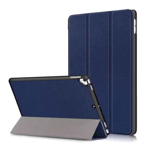 iPad 10.2 2019/2020/2021, iPad Air 10.5, Pro 10.5 Fodral Tri-Fold Mörk Blå DarkBlue Mörk Blå