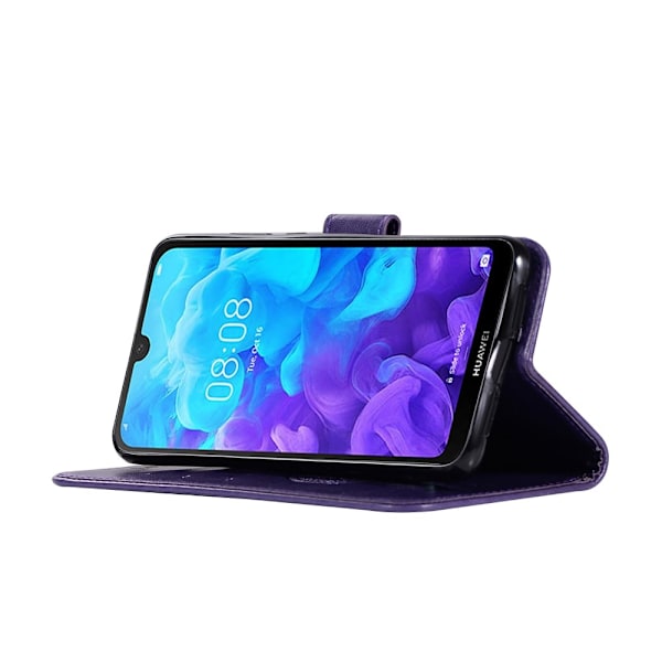 Huawei Y5 (2019) - Dreamcatcher Plånboksfodral - Lila Purple Lila