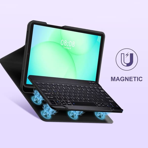 Tech-Protect Galaxy Tab A11/A9 Fodral SC Tangentbord Svart