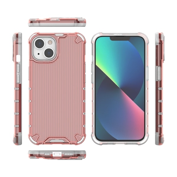 iPhone 14 Plus Skal Shockproof Resväska Design Röd