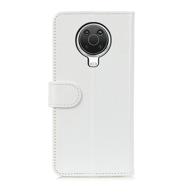 Nokia G10 / G20 Fodral Crazy Horse Retro Läder Vit