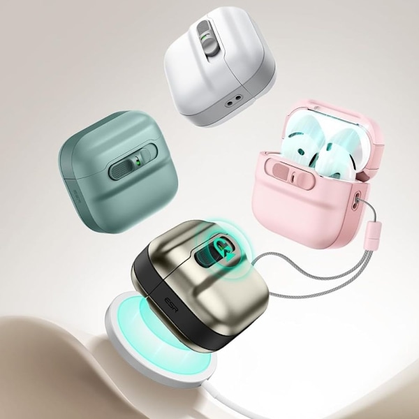 ESR AirPods 4 Skal MagSafe Pulse HaloLock Grön