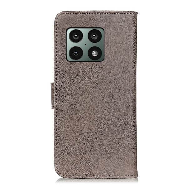 KHAZNEH OnePlus 10 Pro 5G Fodral Läder Khaki