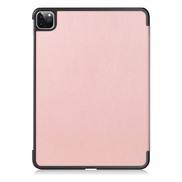 iPad Air 2025-2020 / Pro 11 Fodral Tri-Fold Med Pennhållare Roséguld Roséguld