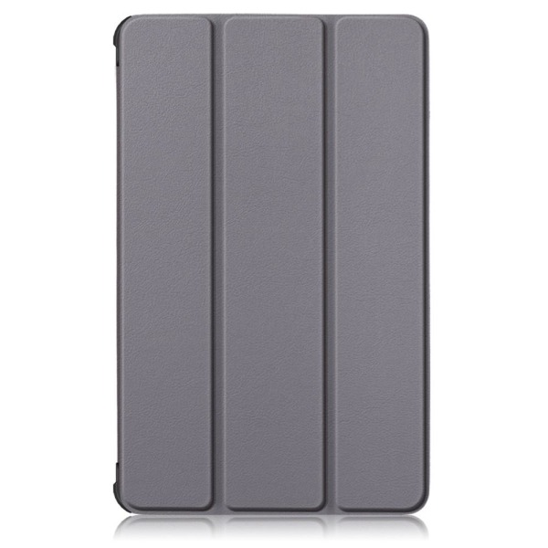 Lenovo Tab M8 2nd Gen (HD) Litchi Tri-Fold Fodral Grå Grey Grå