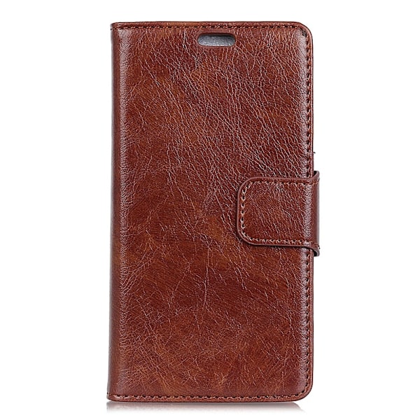 Huawei Honor View 20 - Premium Split Läder Plånboksfodral - Brun Brown Brun