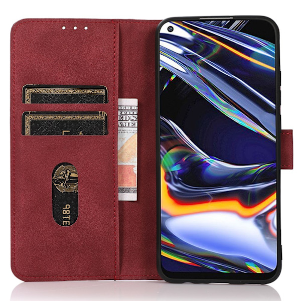 KHAZNEH Samsung Galaxy S25 Ultra Fodral Retro Läder Röd