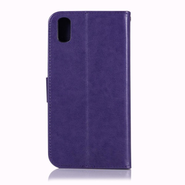 Huawei Y5 (2019) - Dreamcatcher Plånboksfodral - Lila Purple Lila