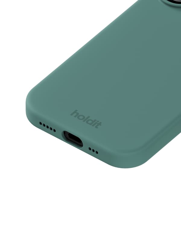 holdit iPhone 17 Mobilskal Silikon Moss Green