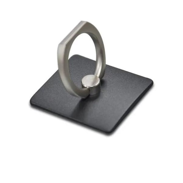 Universal Ring Hållare - Svart Fyrkant