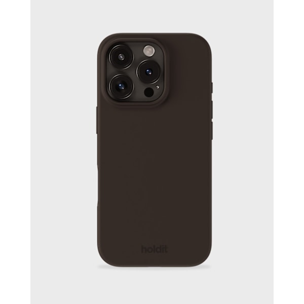 holdit iPhone 16 Pro Max Mobilskal Silikon Chocolate