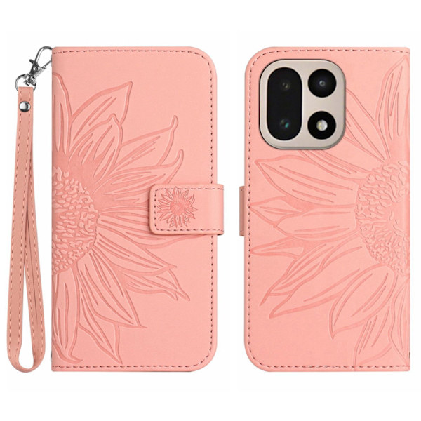 OnePlus 15 Fodral Solros Tryck Rosa