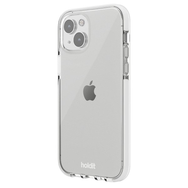 holdit iPhone 15 Mobilskal Seethru Vit