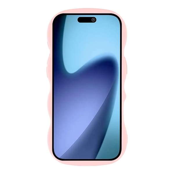 iPhone Air Mobilskal Wavy Ljus Rosa