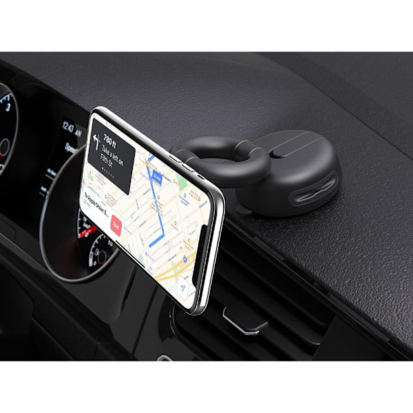 PopSockets Car Dash & Windowshield Höjd/vridbar Svart
