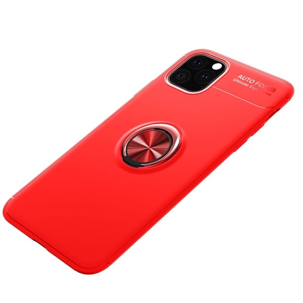 iPhone 11 - Ring Skal - Funkar med magnethållare - Röd Red Röd