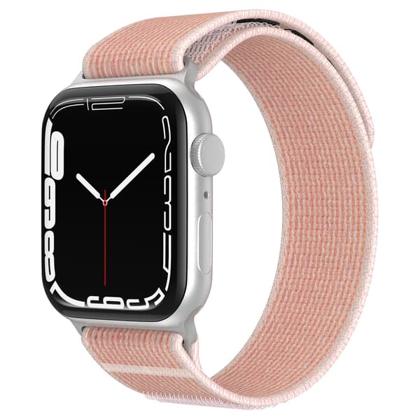 Apple Watch 42/44/45/46/49 mm Armband Nylon Trail Loop Rosa