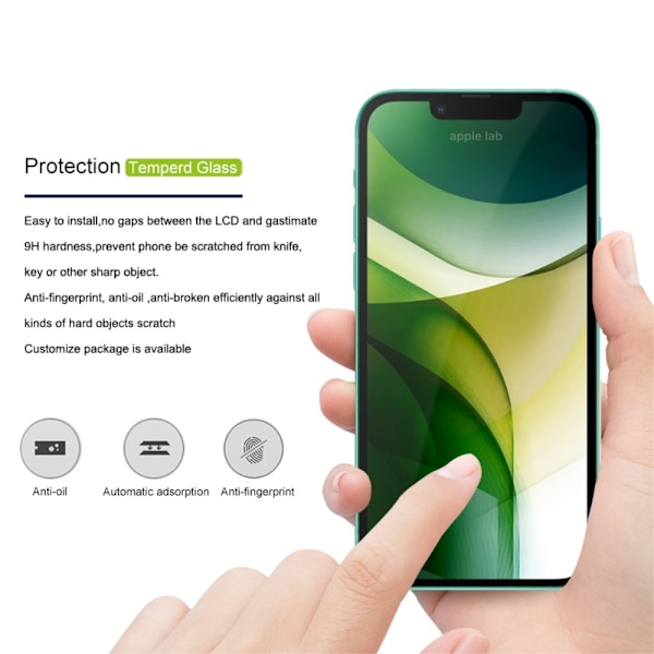 iPhone 14 Plus / 13 Pro Max AMORUS Skärmskydd I Härdat Glas