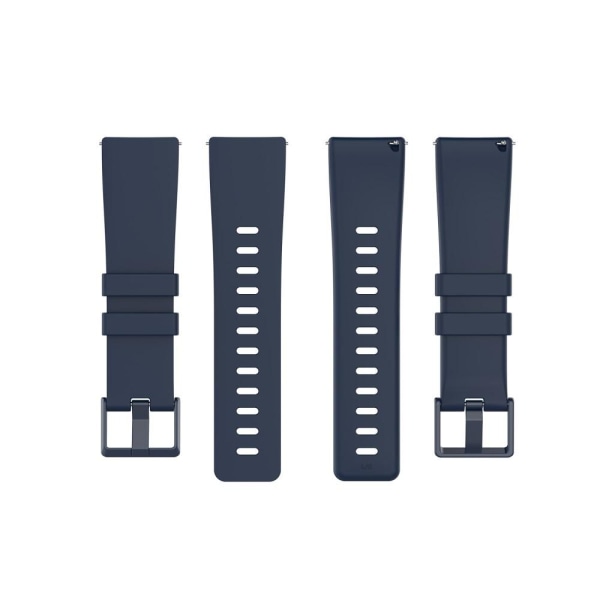 Silikon Armband Fitbit Versa 2/Versa Lite - Mörk Blå DarkBlue Mörk Blå