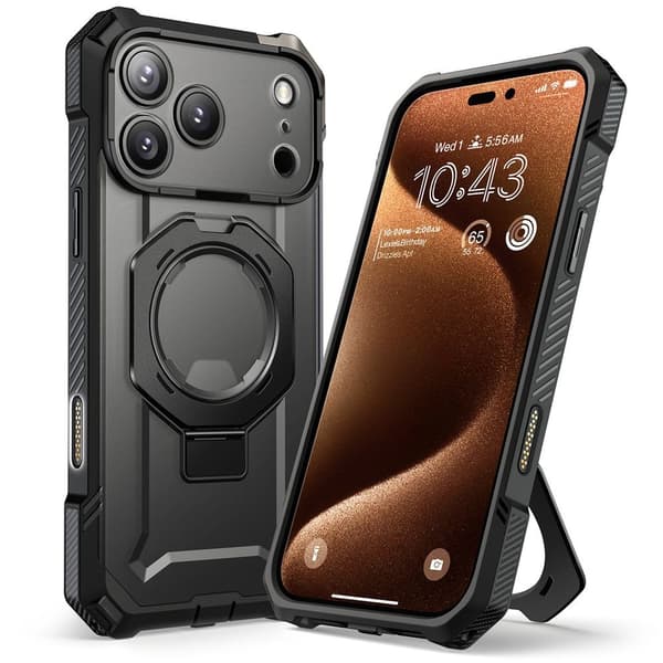 Supcase iPhone 17 Pro Skal MagSafe Unicorn Beetle Grip Svart