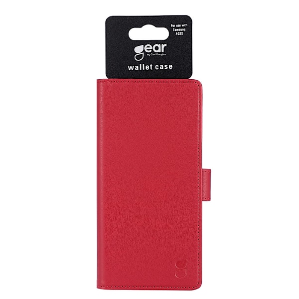 GEAR Samsung Galaxy A02s Fodral Läder Röd