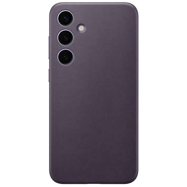 Samsung Galaxy S24 Plus Skal Vegan Leather Dark Violet