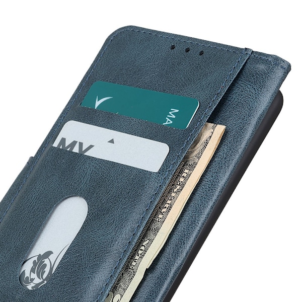 Xiaomi Mi 11 - Crazy Horse Plånboksfodral - Blå Blue Blå