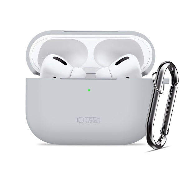Tech-Protect AirPods Pro 3 Skal Silikon Hook Crayon Grey