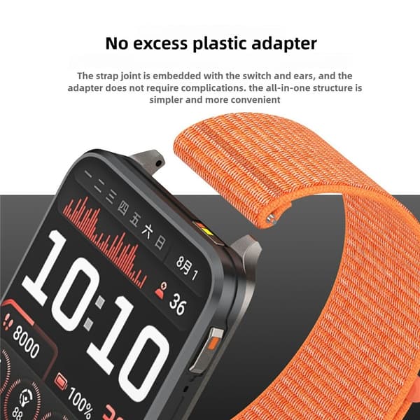 Garmin Venu X1 Armband Nylon Loop Svart