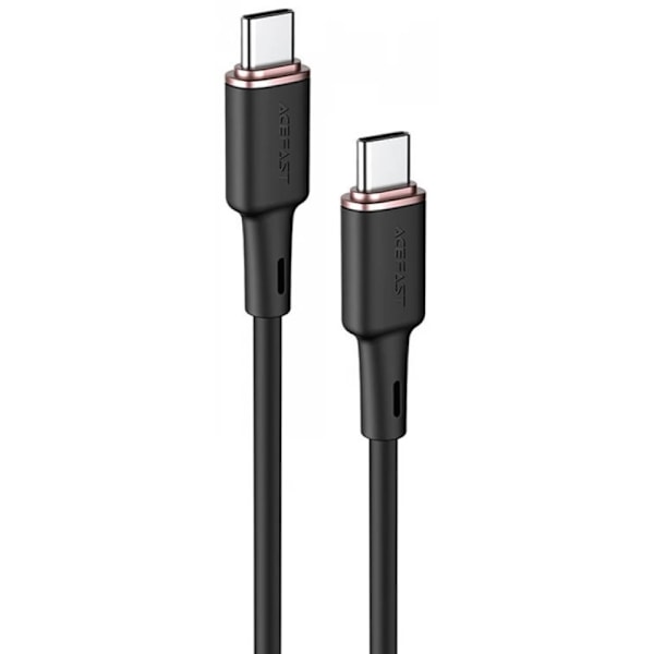 Acefast 60W USB-C Till USB-C 1.2m - Svart/Roséguld