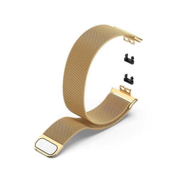 Milanese Loop Metall Armband Huawei Watch Fit - Guld Gold Guld