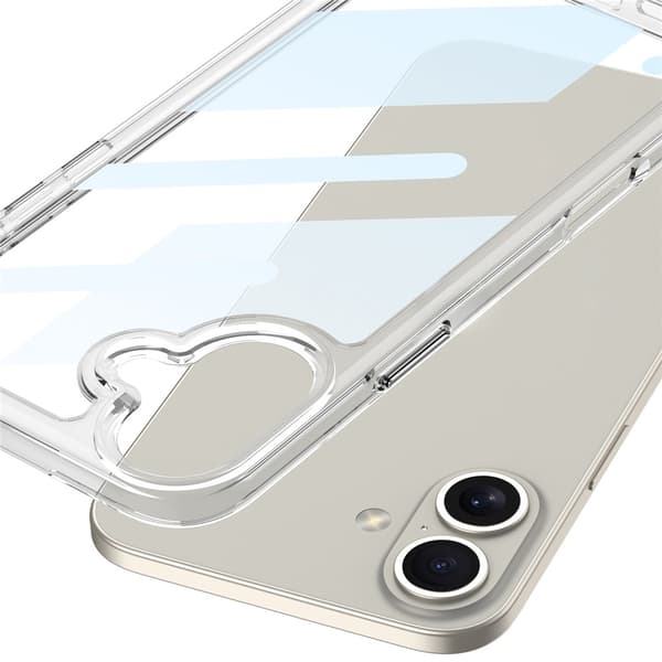 GKK iPhone 16 Plus Skal Shockproof TPU Crystal Clear