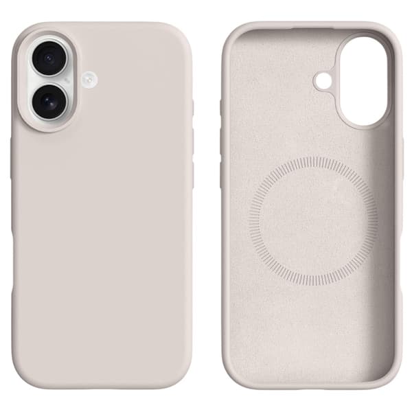 iPhone 17 Skal MagSafe Liquid Silikon Beige
