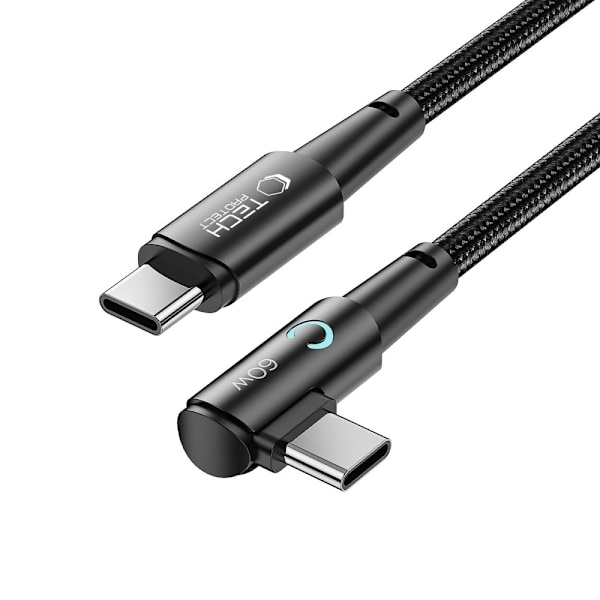 Tech-Protect 2 m 60W/6A USB-C - USB-C Kabel UltraBoost Grå