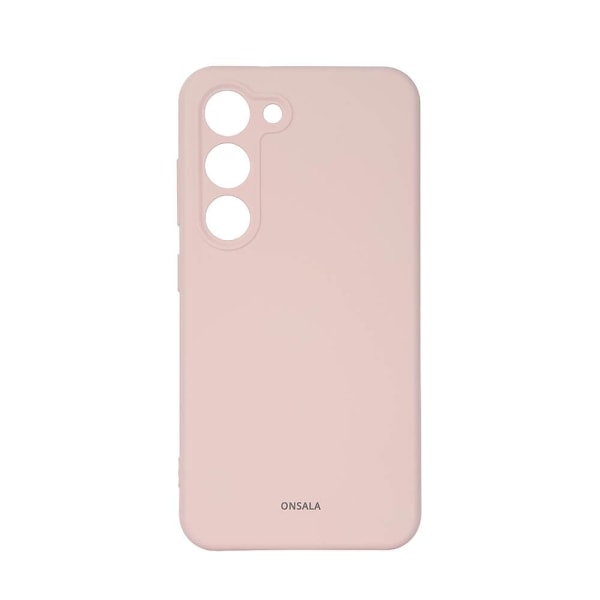 ONSALA Samsung Galaxy S23 Mobilskal Silikon Chalk Pink