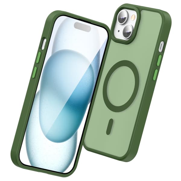 ColorPop iPhone 15 Plus/14 Plus Skal CH MagSafe Matt Grön