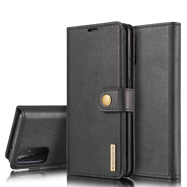 Samsung Galaxy A72 - DG.MING 2in1 Magnet Fodral - Svart Black Svart