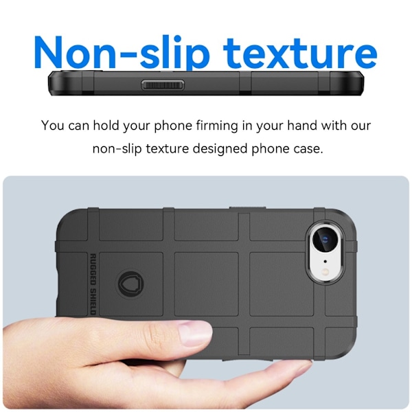 iPhone 16e Skal Robust Svart